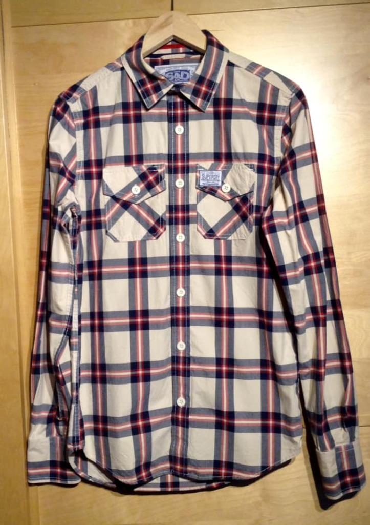 Chemise Superdry 13 ans/152-158 cm, Enfants & Bébés, Garçon, Enlèvement ou Envoi, Chemise ou À manches longues, Comme neuf