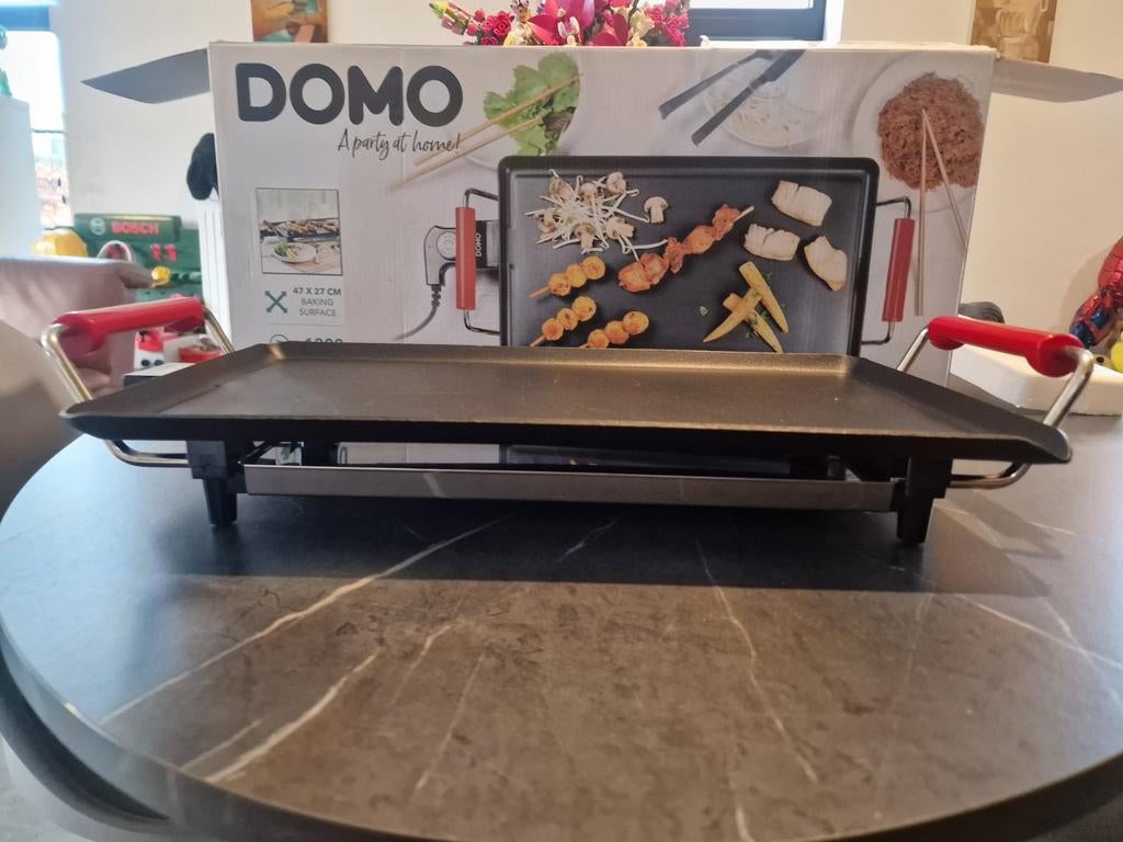 Domo Teppanyaki plaat, Ophalen