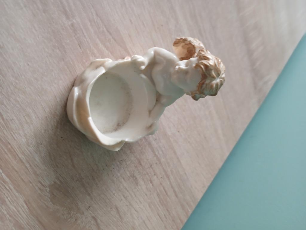 Bougeoir avec ange, Collections, Statues & Figurines, Enlèvement ou Envoi