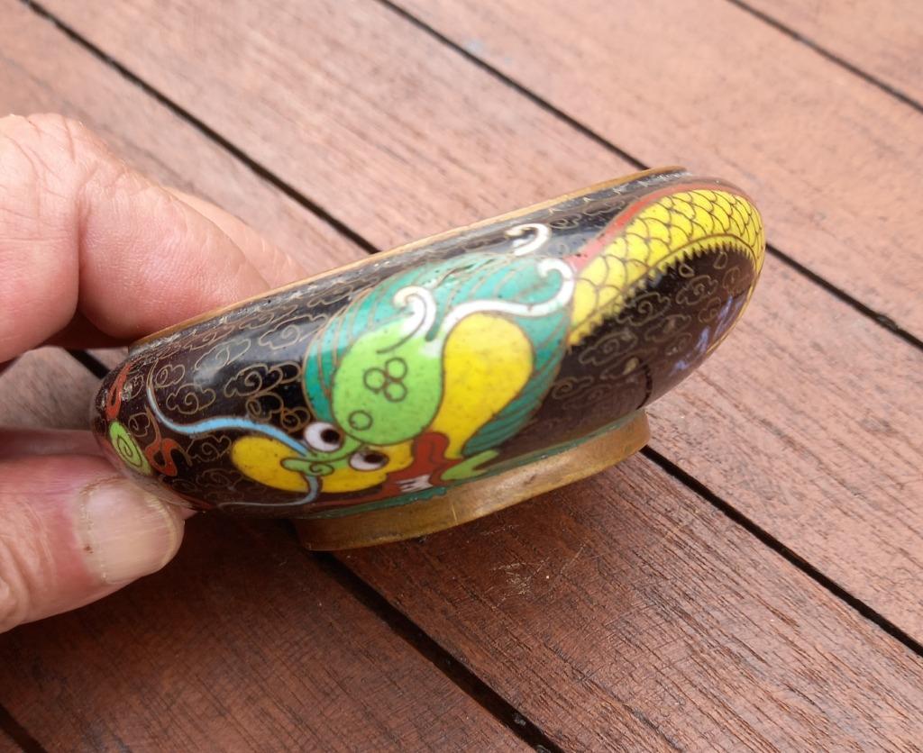 ancien vide poche cloisonné chine?, Antiquités & Art, Enlèvement ou Envoi