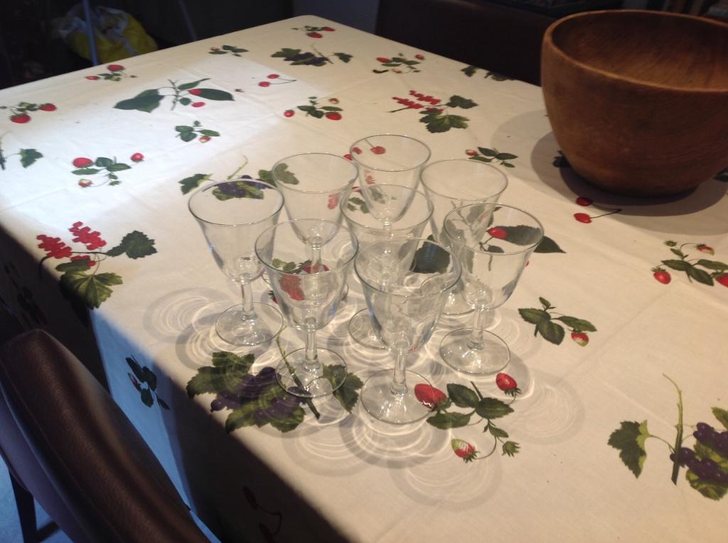 Wijnglazen, Maison & Meubles, Cuisine | Vaisselle, Verre ou Verres, Enlèvement ou Envoi, Poterie rustique, Verre