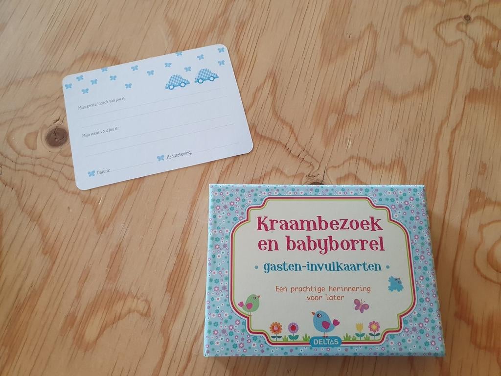 Invulkaarten / wenskaarten voor babyborrel / babyshower, Enlèvement ou Envoi, Neuf