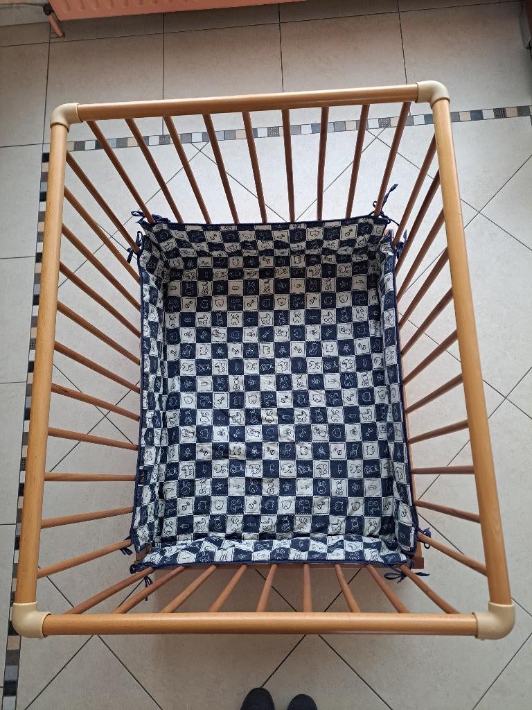 Qwax babypark en Plum Plum boxachtergrond, Kinderen en Baby's, Ophalen, Zo goed als nieuw, Rechthoekig