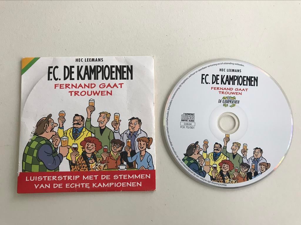Luisterstrip luister strip F C FC De kampioenen, Ophalen of Verzenden, Gebruikt, Tv, Gebruiksvoorwerp