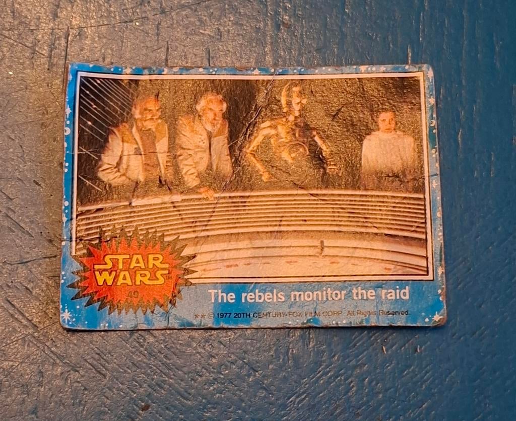 Carte star wars 1977, Ophalen of Verzenden, Zo goed als nieuw