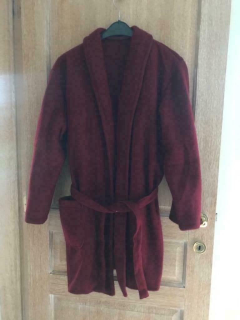 Nieuwe bordeaux winter kamerjas - maat XL - lengte 91cm, Kleding | Heren, Ophalen of Verzenden, Nieuw