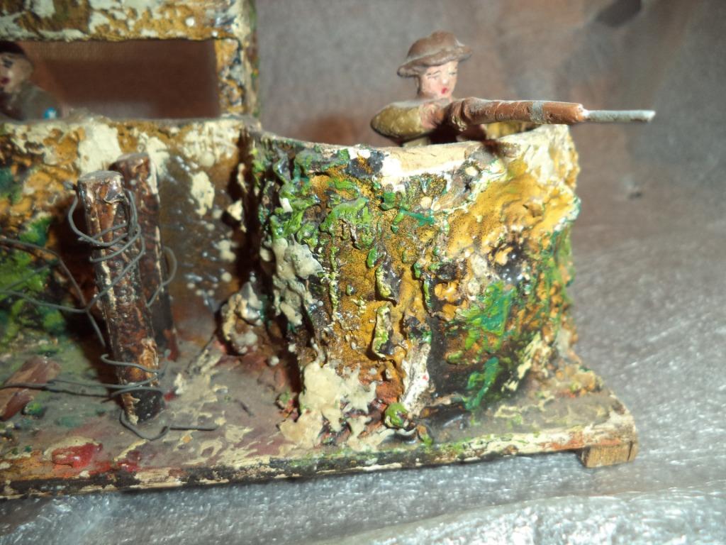 elastolin Lineol diorama , Engelse stelling, Antiek en Kunst, Ophalen of Verzenden