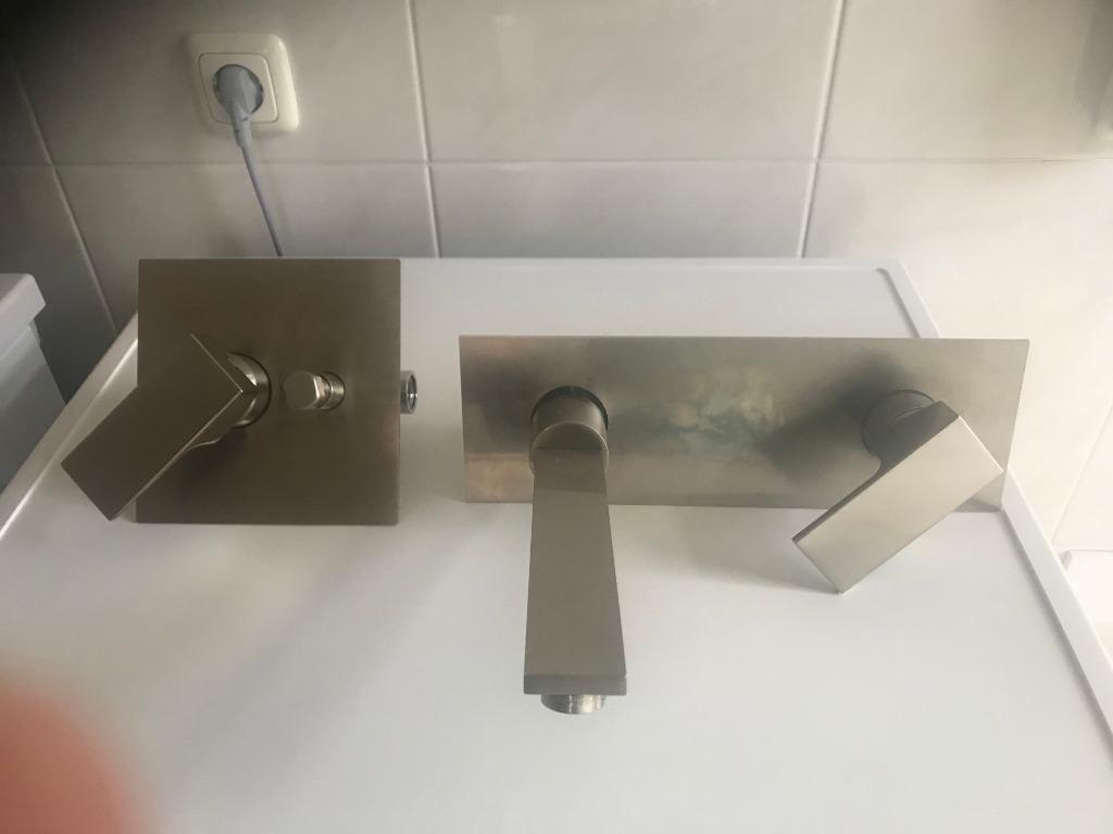 Te koop nieuwe inbouw bad en douche kraan., Doe-het-zelf en Bouw, Ophalen of Verzenden, Nieuw, Chroom, Bad