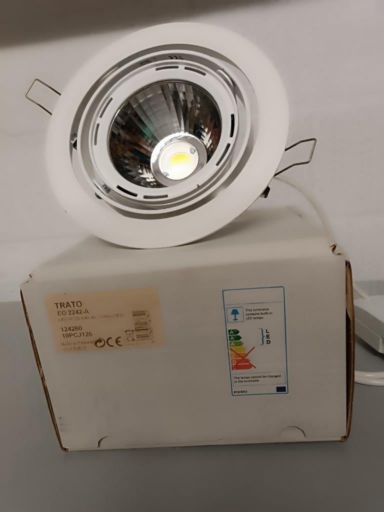 3 spots Trato, led, lamp 20'50cm diameter nieuw, 3 stukken, Ophalen, Zo goed als nieuw