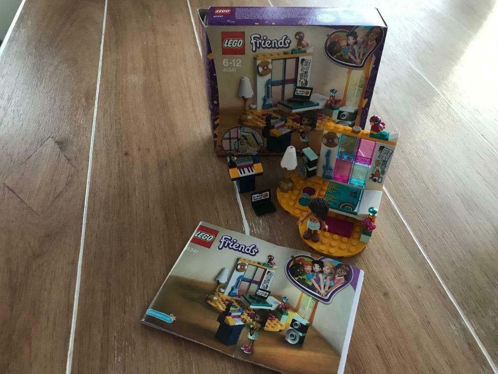 Lego Friends 41341 Andrea's Bedroom, Ophalen of Verzenden, Gebruikt, Complete set, Lego