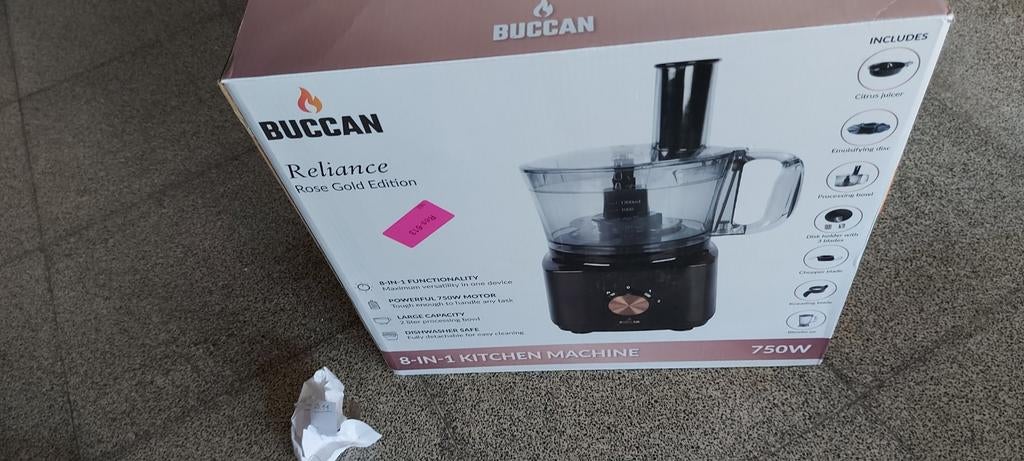 Buccan nieuw keukenrobot, Electroménager, Mélangeurs de cuisine, Enlèvement ou Envoi, Comme neuf