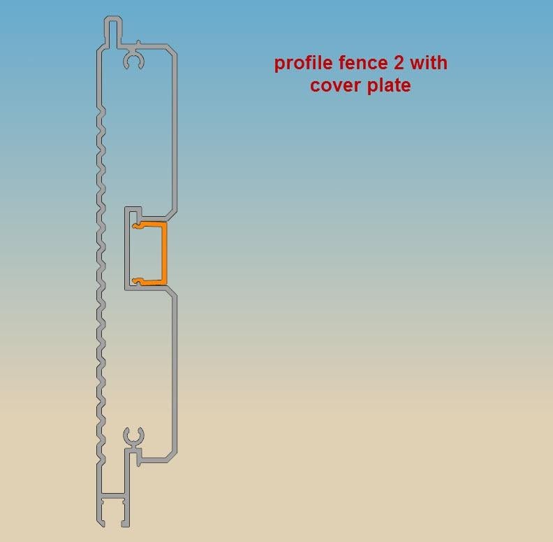 tuin afsluiting - tuin poort - constructie profiel in alu, Ophalen, Nieuw