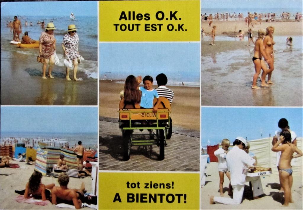 POSTKAART BELGIË- BELGISCHE KUST, Ophalen of Verzenden, 1980 tot heden, Gelopen, West-Vlaanderen