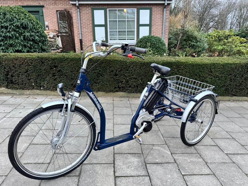 Elektrische driewieler Fiets PFAU - TEC - lage instap., Ophalen of Verzenden, Inklapbaar, Zo goed als nieuw, Elektrische rolstoel