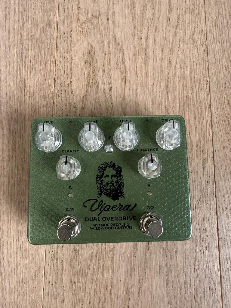 Vipera Mythos pedals dual overdrive, Ophalen, Zo goed als nieuw, Distortion, Overdrive of Fuzz