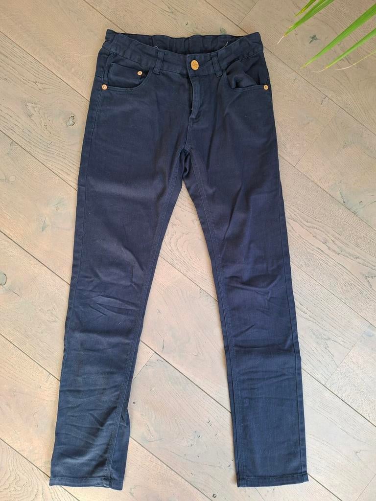 Maat 152 : broek CKS donkerblauw nieuwstaat, Pantalon, Garçon, Enlèvement ou Envoi, Comme neuf