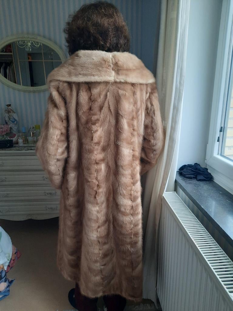 Bontjas nerts Parmentier Knokke, Kleding | Dames, Ophalen, Maat 42/44 (L)