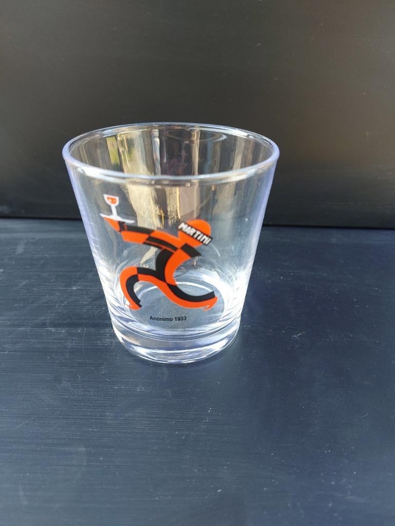 Martini ober glaasje, Ophalen of Verzenden, Zo goed als nieuw, Borrel- of Shotglas