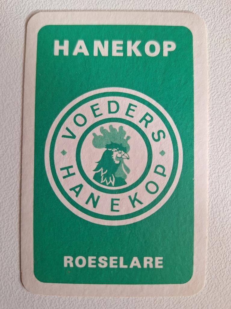 Oude speelkaart Hanekop Roeselare joker, Ophalen of Verzenden, Zo goed als nieuw
