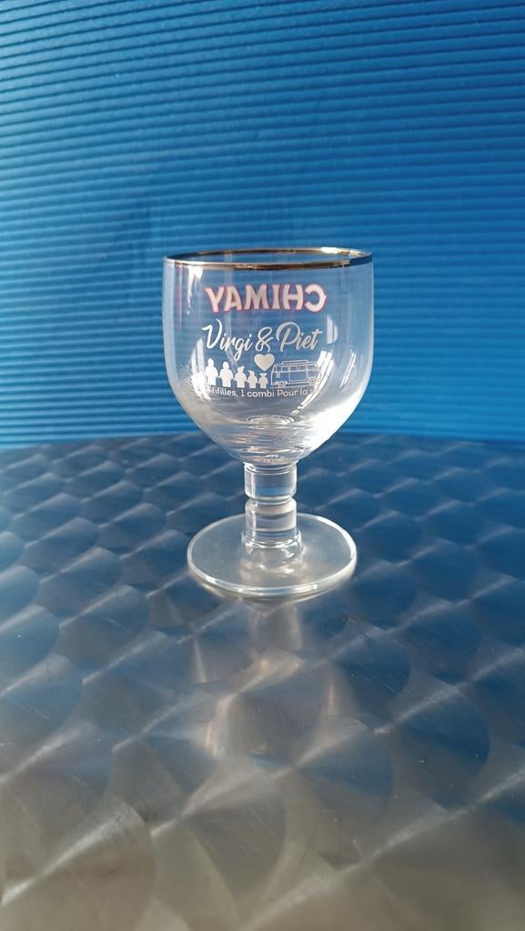 Verre Chimay 18cl, Virgi et Piet, Enlèvement ou Envoi, Comme neuf