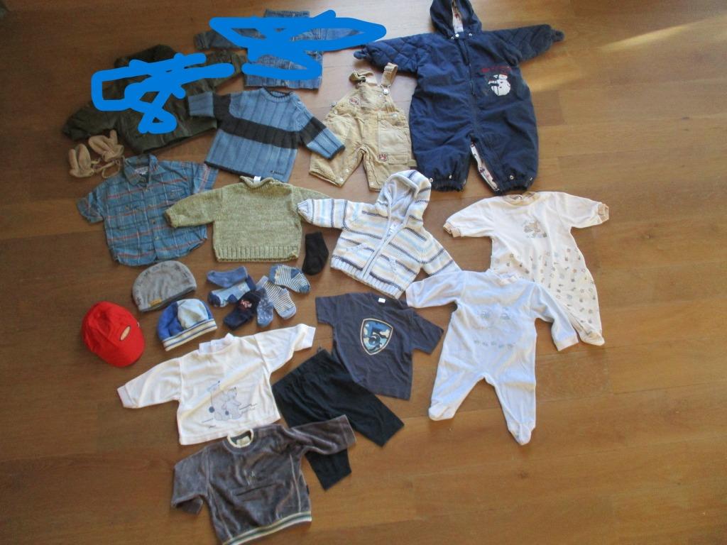 lot kinderkleding maat 68 jongen , 23 stuks, Ophalen of Verzenden, Gebruikt, Jongetje, Pakje