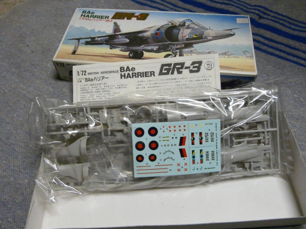 HARRIER GR 3 1/72 FUJIMI, Overige merken, 1:72 tot 1:144, Verzenden, Nieuw