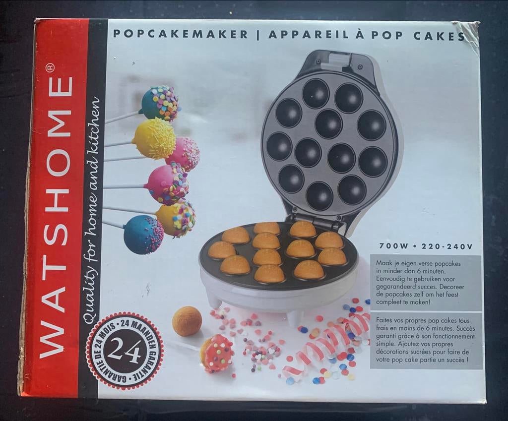Popcake maker, Ophalen, Zo goed als nieuw