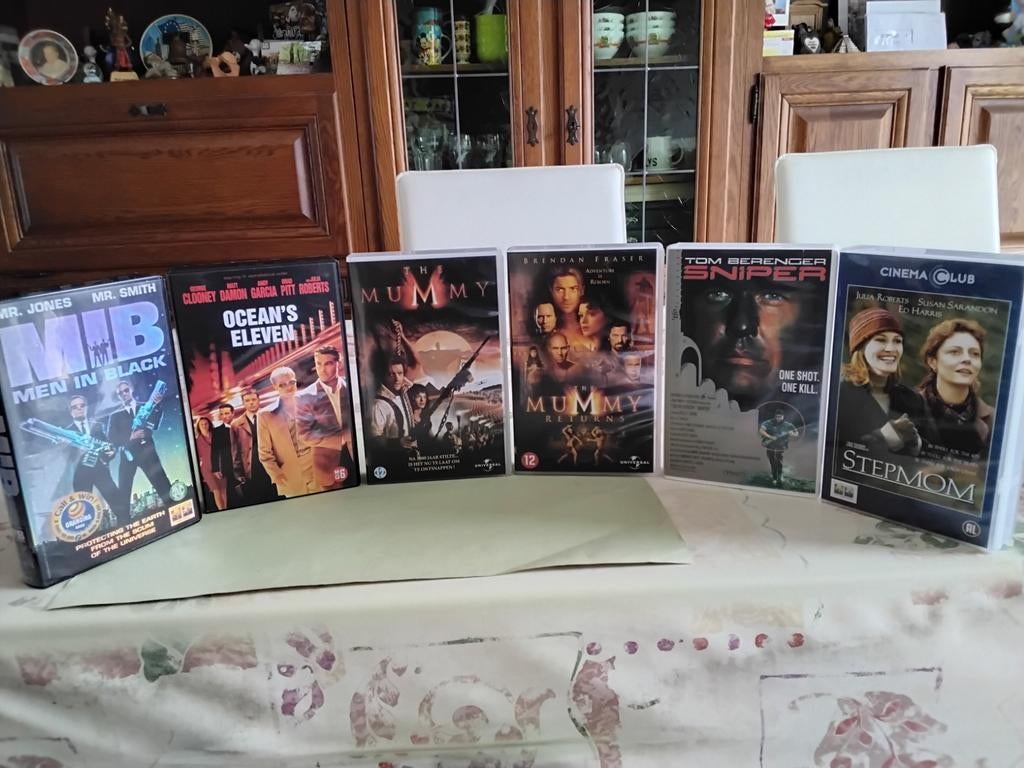 Verschillende Avontuur en Actie Videofilms  VHS (6), Enlèvement, Comme neuf, Action et Aventure