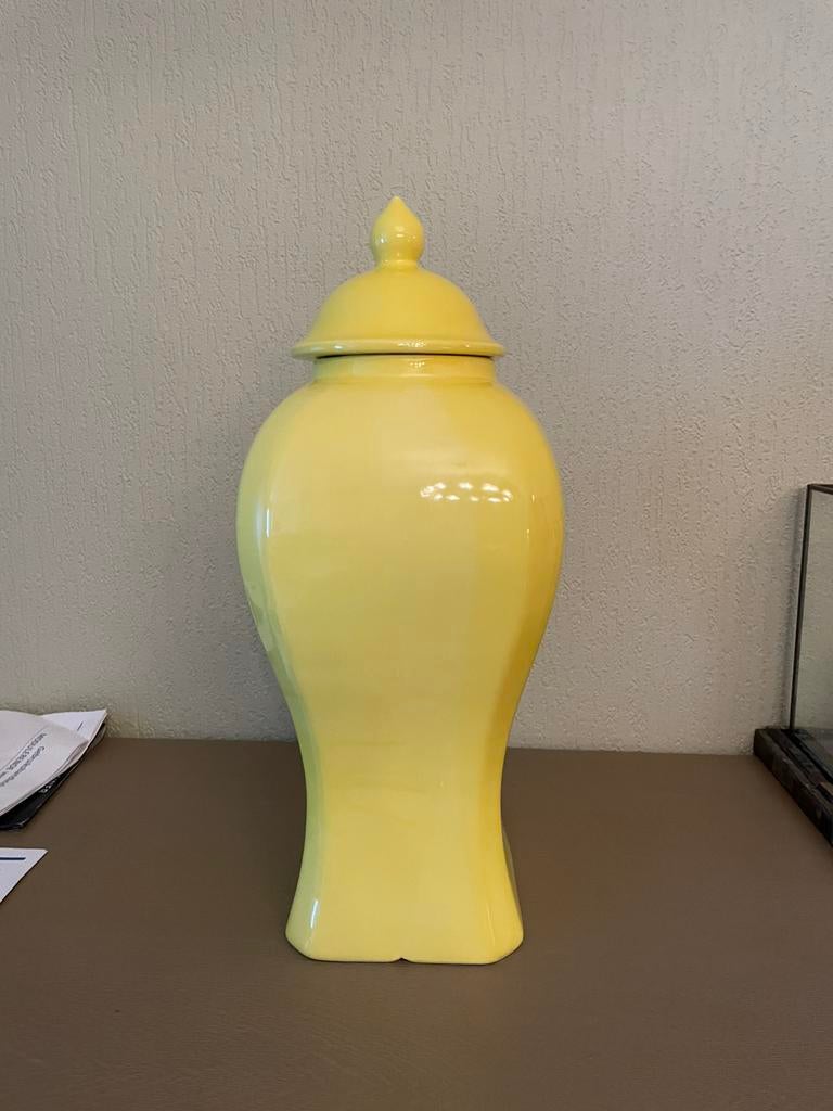 Gele vaas, Ophalen, Zo goed als nieuw, Geel