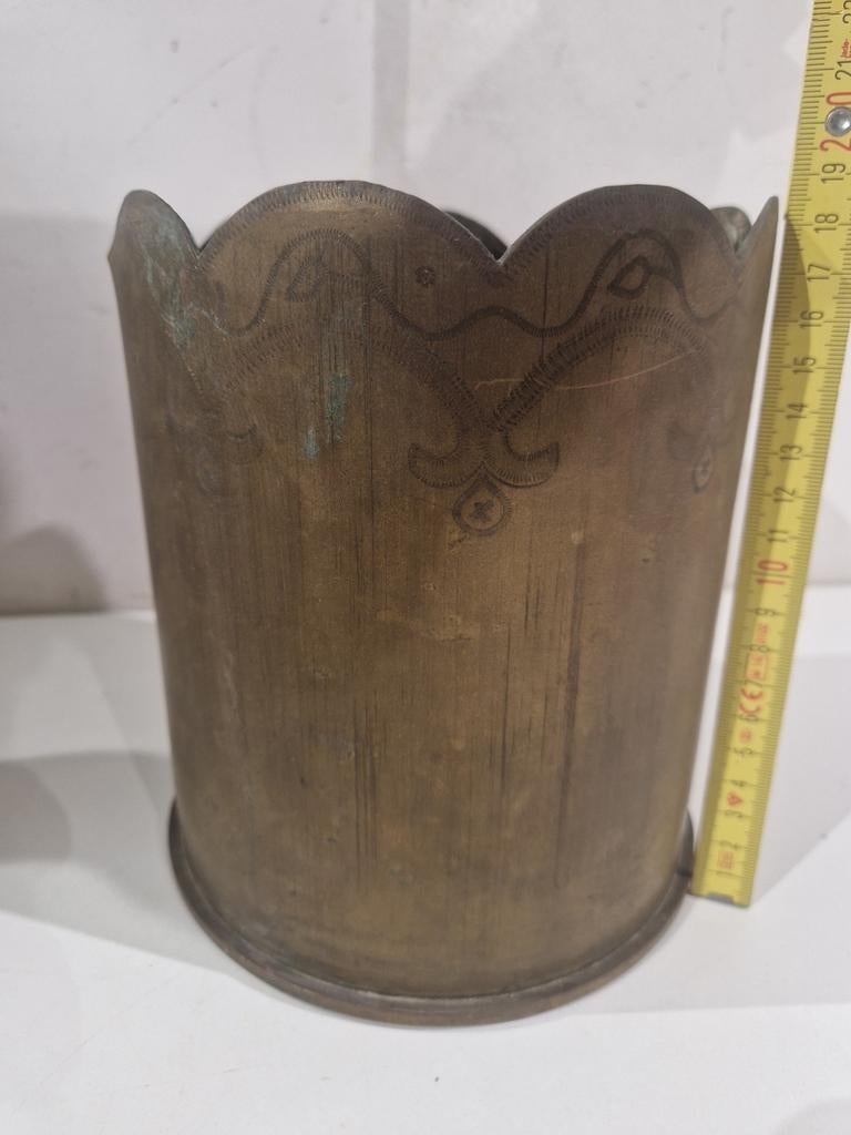 Obus emmer , TLH 150 . + 4 kilo koper , emmertje, Verzamelen, Ophalen of Verzenden