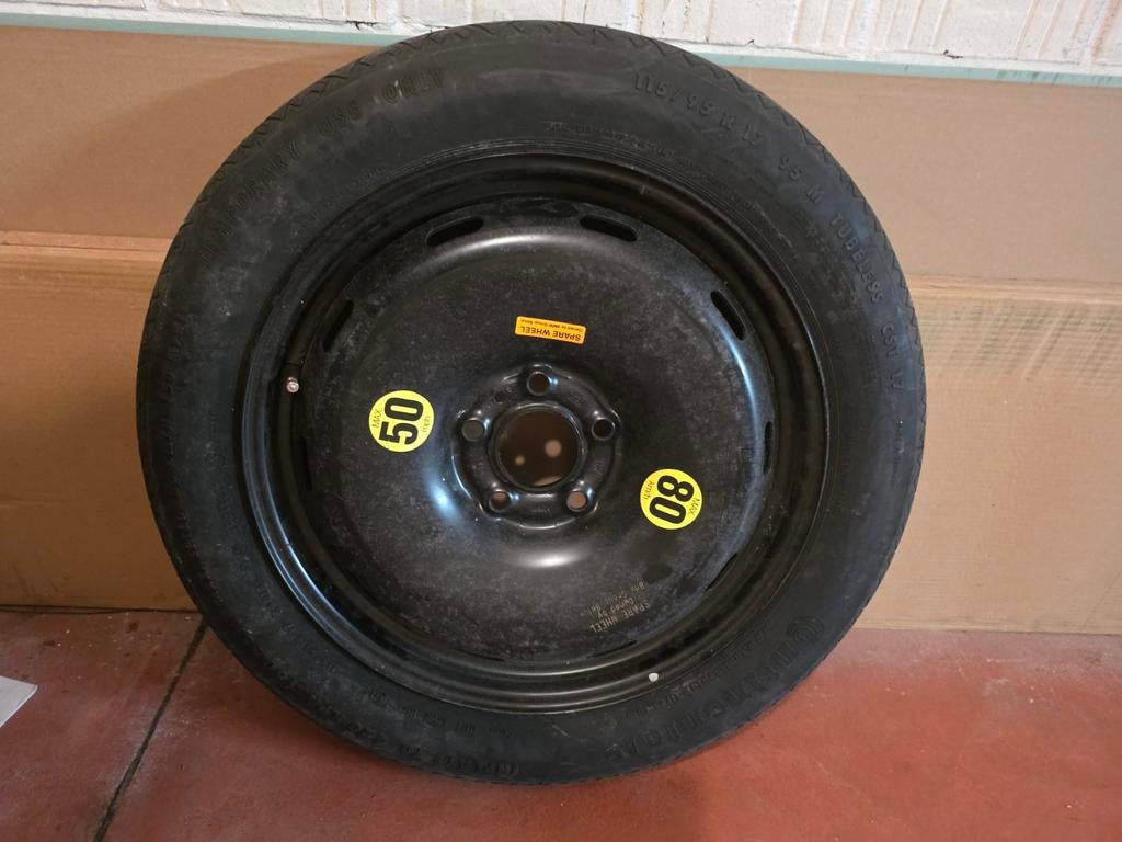 Roue de secours pour mini, Ophalen