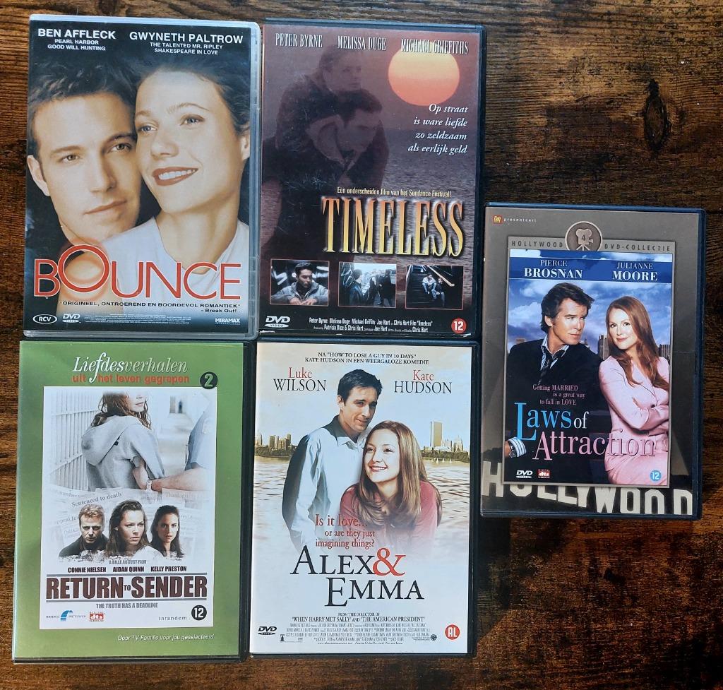 DVD - Romantiek 1 - 5 stuks, Ophalen of Verzenden, Gebruikt