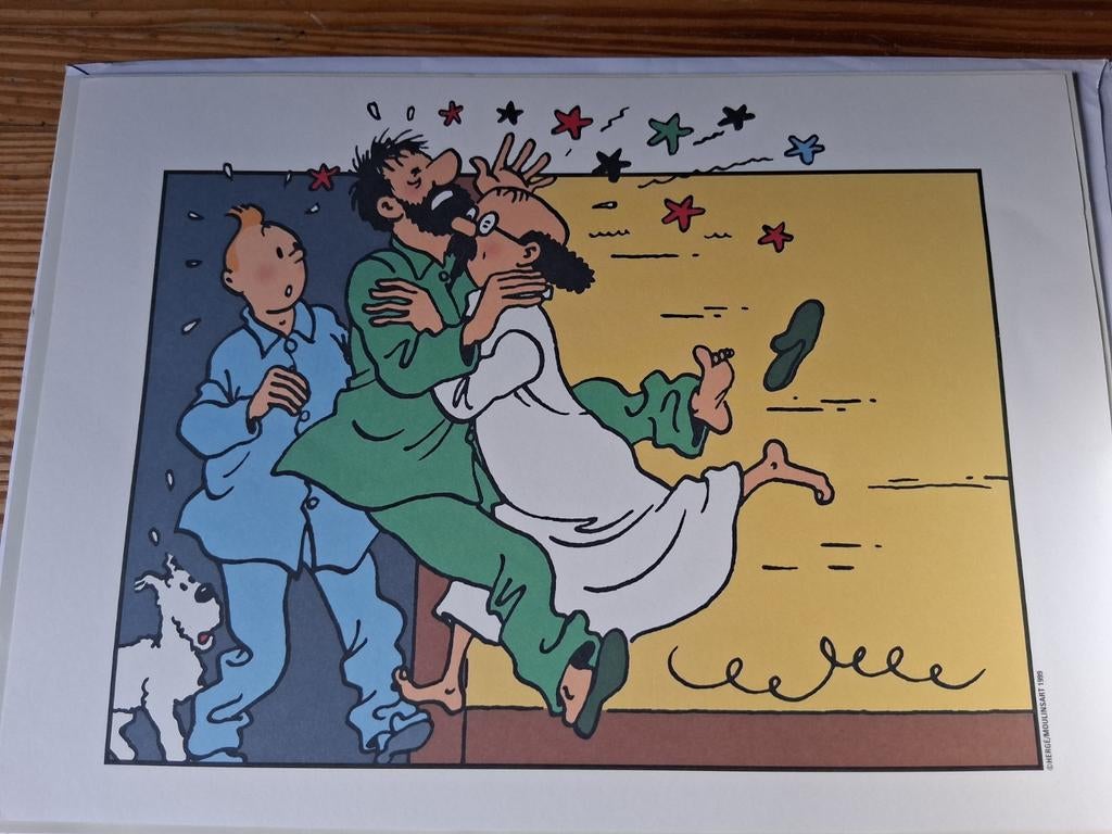 Poster Kuifje, Ophalen of Verzenden, Kuifje
