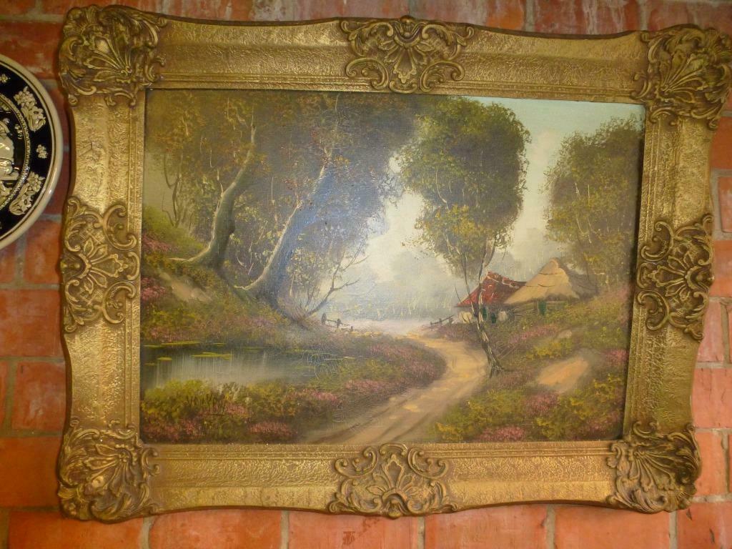peinture de paysage ancienne, Enlèvement