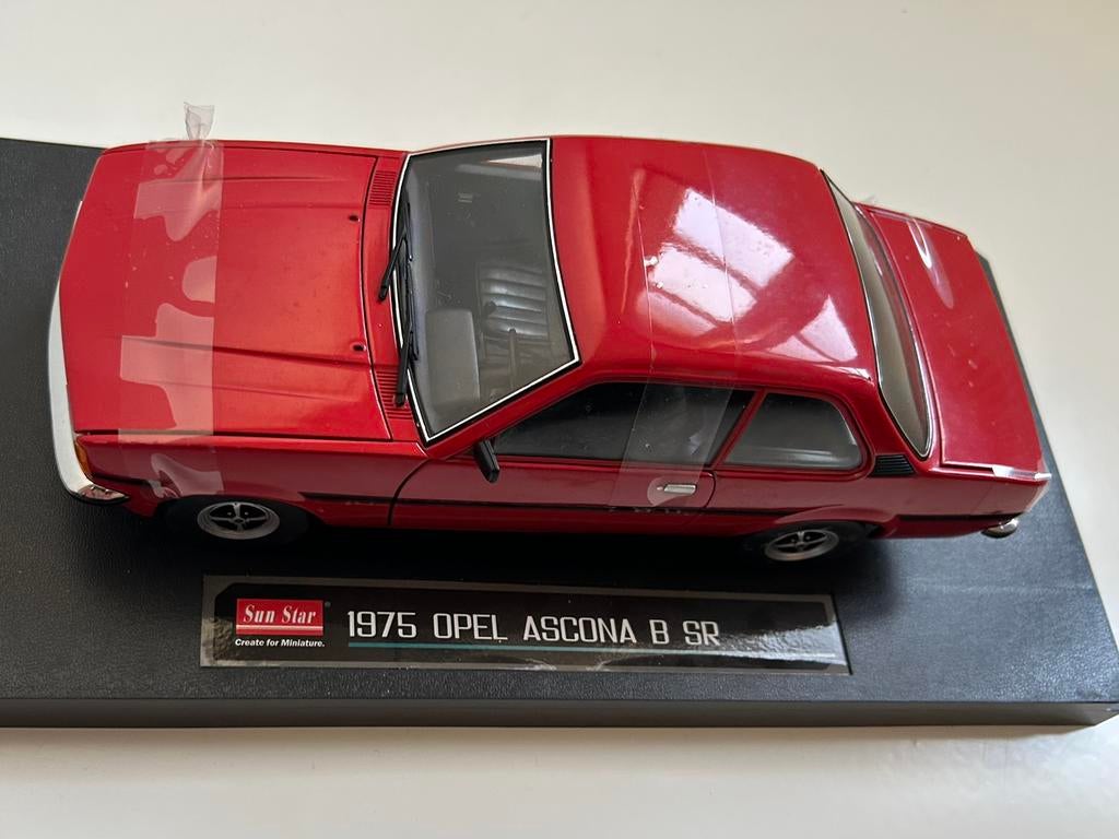 Opel ascona B SR, rood 1975 (sunstar), Enlèvement ou Envoi, Comme neuf