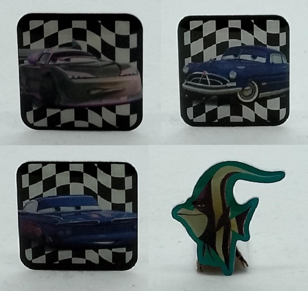 Disney Pins - Cars & Finding Nemo - 2010 - Carrefour - New G, Enlèvement ou Envoi, Utilisé, Autres sujets/thèmes, Insigne ou Pin's