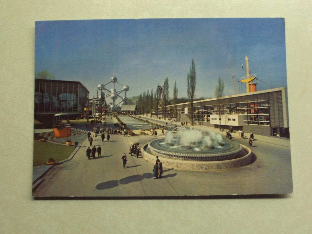 54655 - BRUSSEL - EXPO 58 - BENELUXLAAN - ZIE 2 FOTO'S, Verzamelen, Verzenden