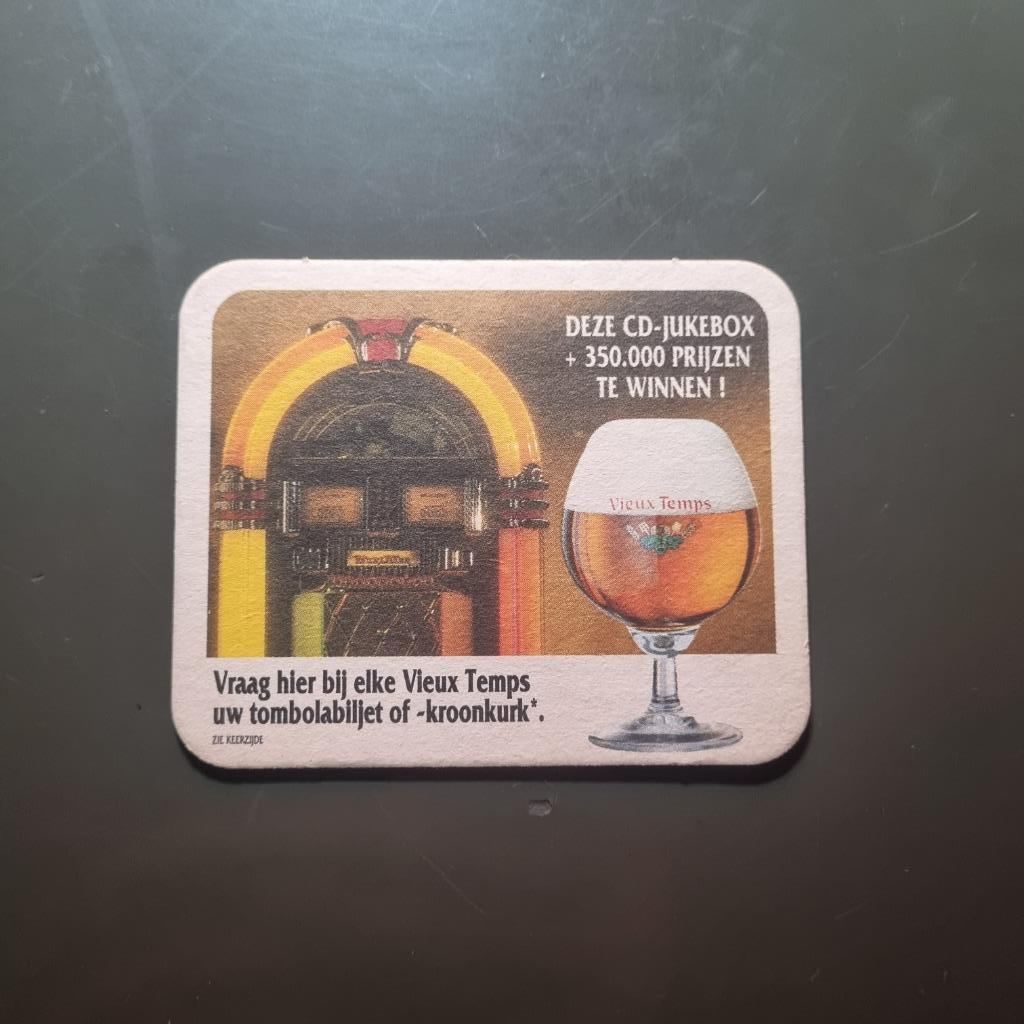 Sous Bock Vieux-Temps (modèle 15), Enlèvement ou Envoi, Utilisé, Sous-bock, Autres marques