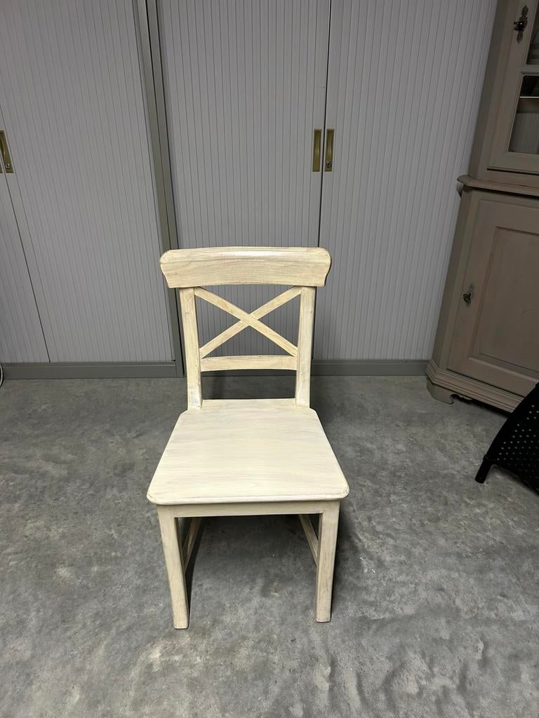 6 stoelen teak, Ophalen, Gebruikt