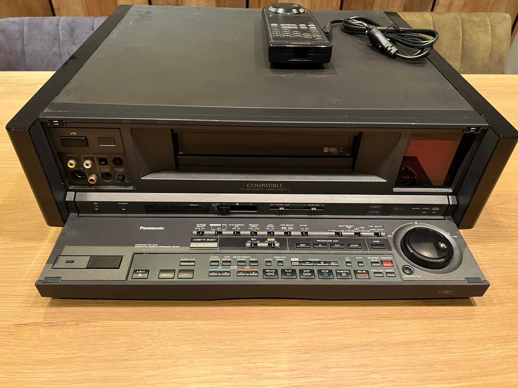 Panasonic NV-V8000 S-VHS, Enlèvement, Reconditionné, Lecteur ou enregistreur VHS