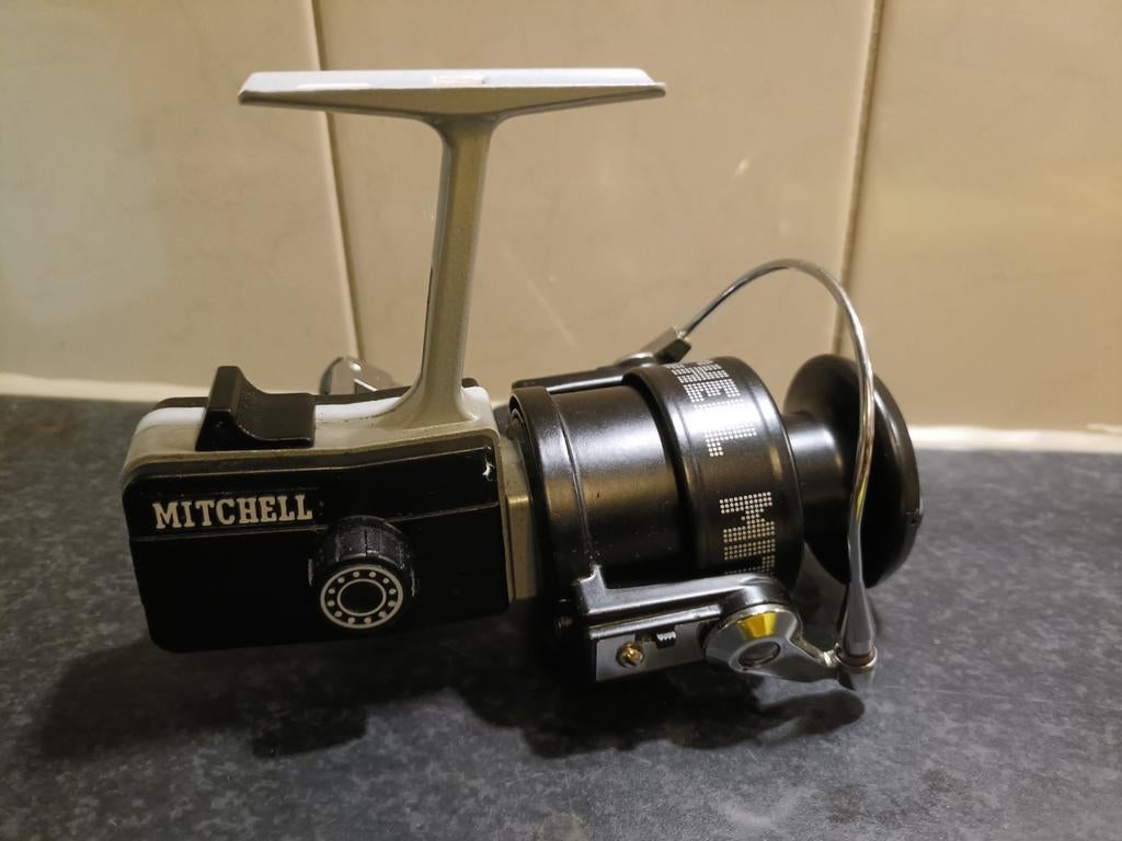 Mitchel 4450 vintage molen, Watersport en Boten, Hengelsport | Algemeen, Zo goed als nieuw, Molen, Ophalen of Verzenden