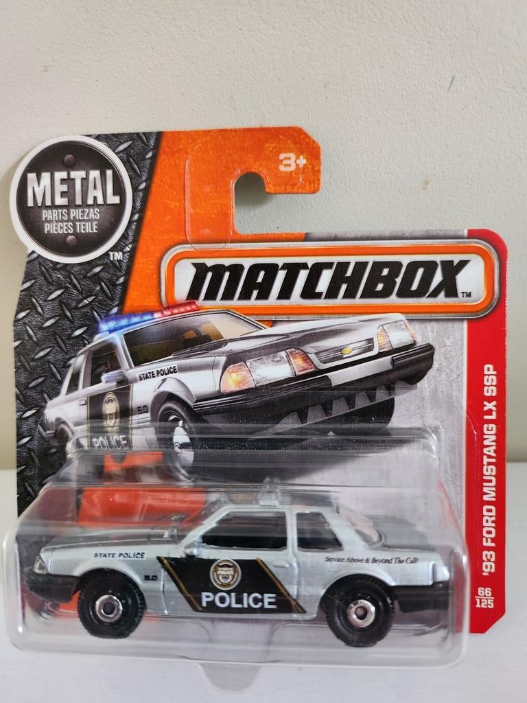 Matchbox Ford Mustang LX SSP '93 (2016) Police, Ophalen of Verzenden, Nieuw