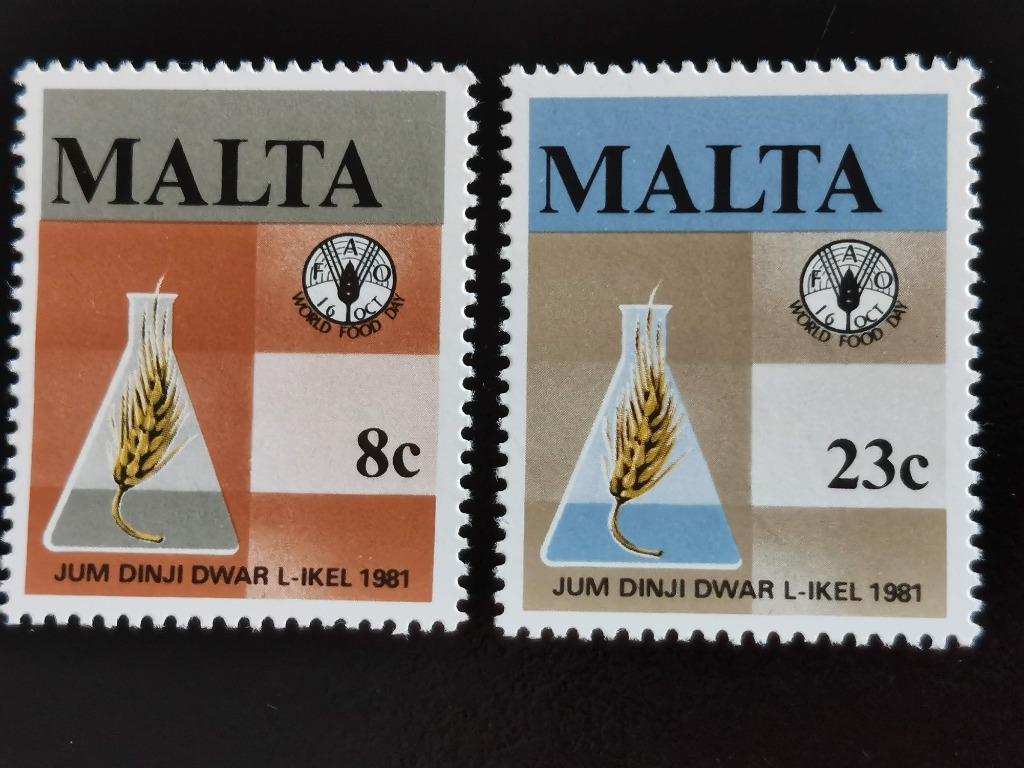 Malte 1981 - Organisation alimentation et agriculture FAO **, Enlèvement ou Envoi, Malte, Non oblitéré