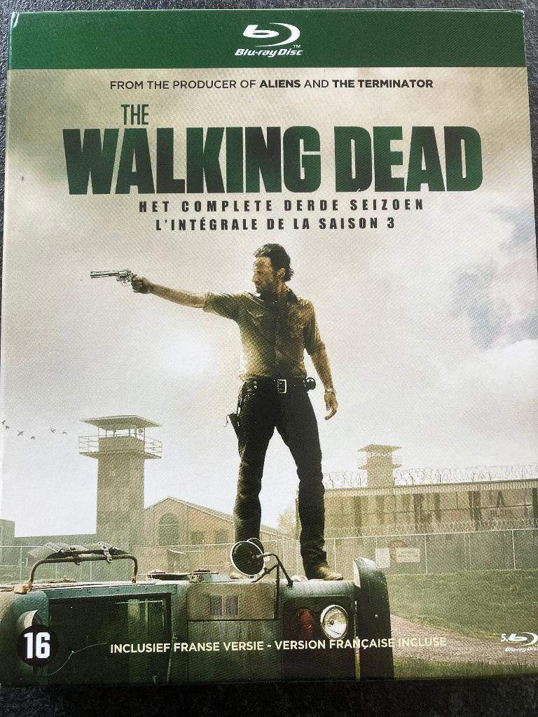 The Walking Dead, seizoen 3 Blu-ray, Cd's en Dvd's, Blu-ray, Ophalen of Verzenden, Zo goed als nieuw, Tv en Series, Boxset