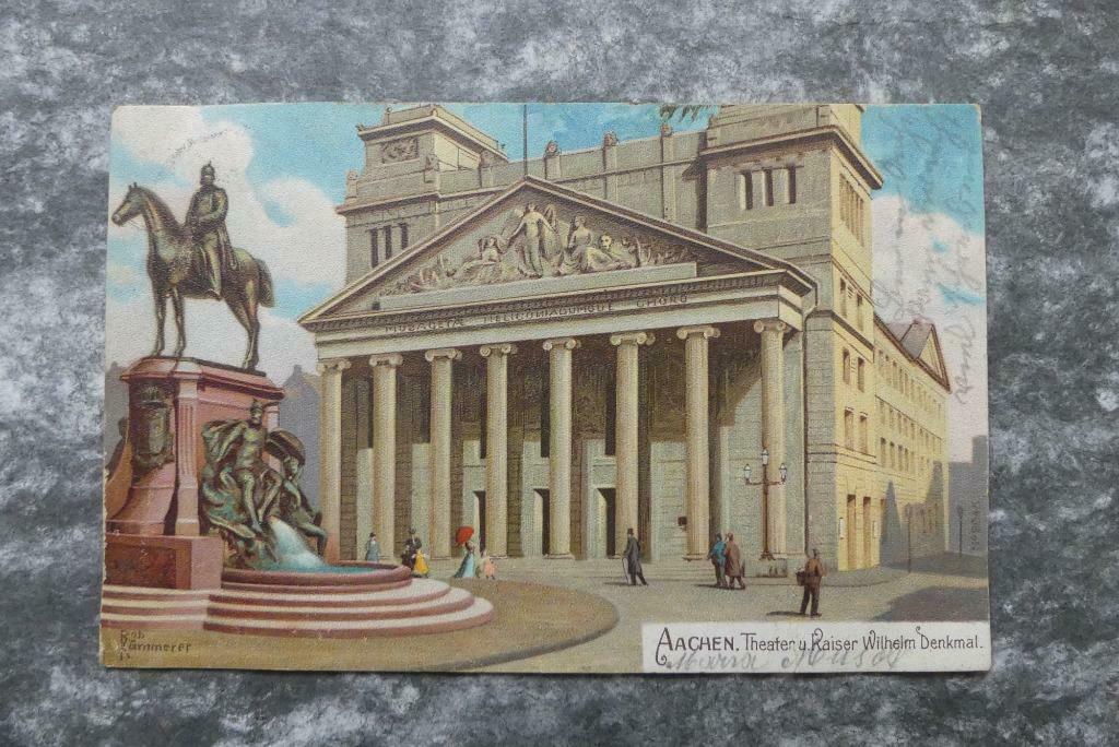 Postkaart 22/12/1905 Aachen, Aken, Duitsland, Ophalen of Verzenden, Voor 1920, Gelopen, Duitsland