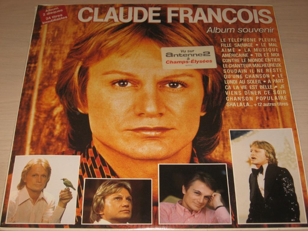 Double disque vinyl 33 tours Claude francois, Ophalen of Verzenden, Zo goed als nieuw