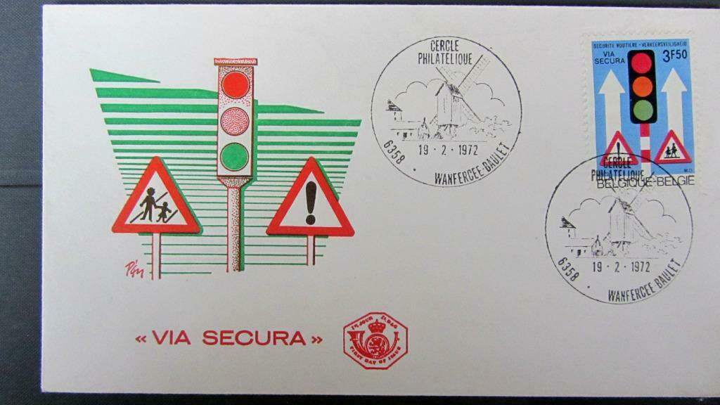 FIRST DAY COVER- MOLENS- BELGIË, Enlèvement ou Envoi, Affranchi, Autres thèmes