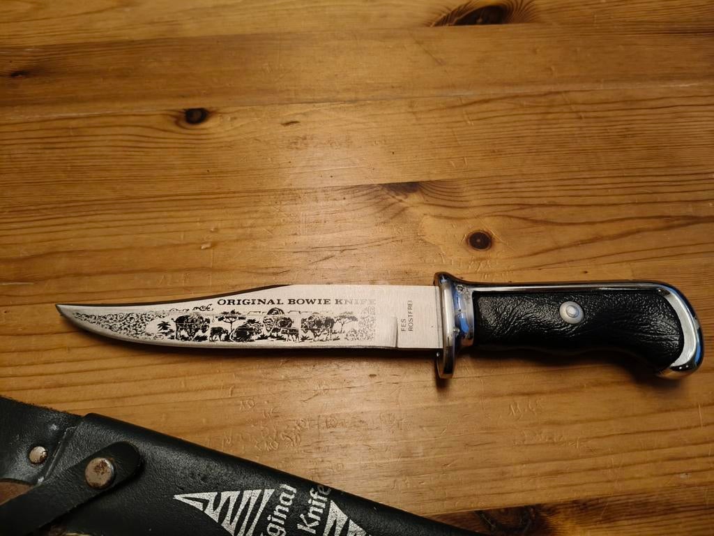 ORIGINEEL BOWIE MES, Verzamelen, Ophalen of Verzenden