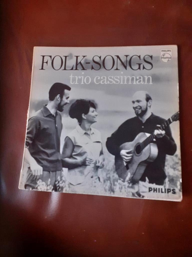45T EP Trio Cassiman : Folk songs (Belpop), Ophalen of Verzenden