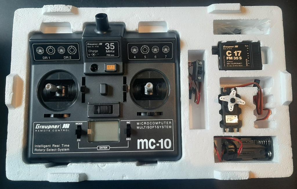 Modelbouw zender GRAUPNER MC-10 - zonder powerpack, Enlèvement, Neuf, Autres types